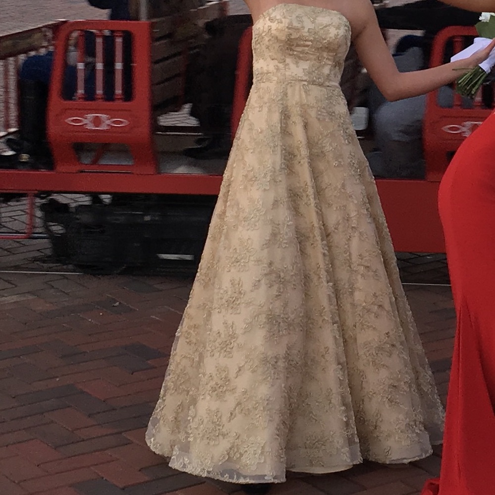 Altered prom dress